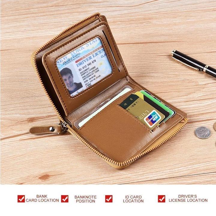 Secure Leather RFID Wallet for Men