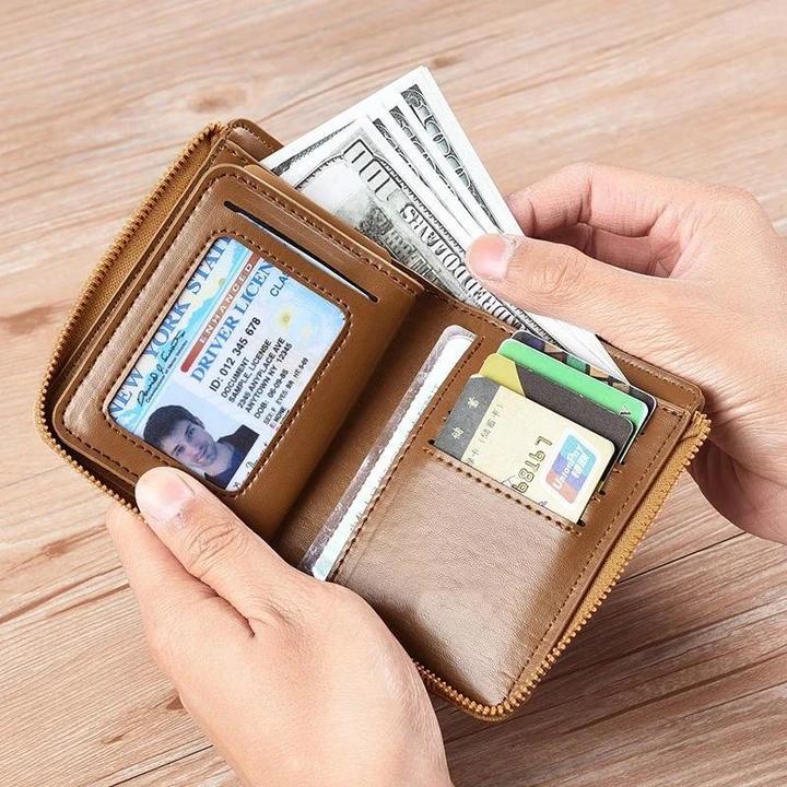 Secure Leather RFID Wallet for Men