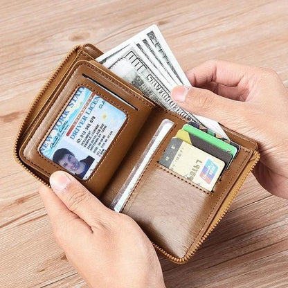 Secure Leather RFID Wallet for Men