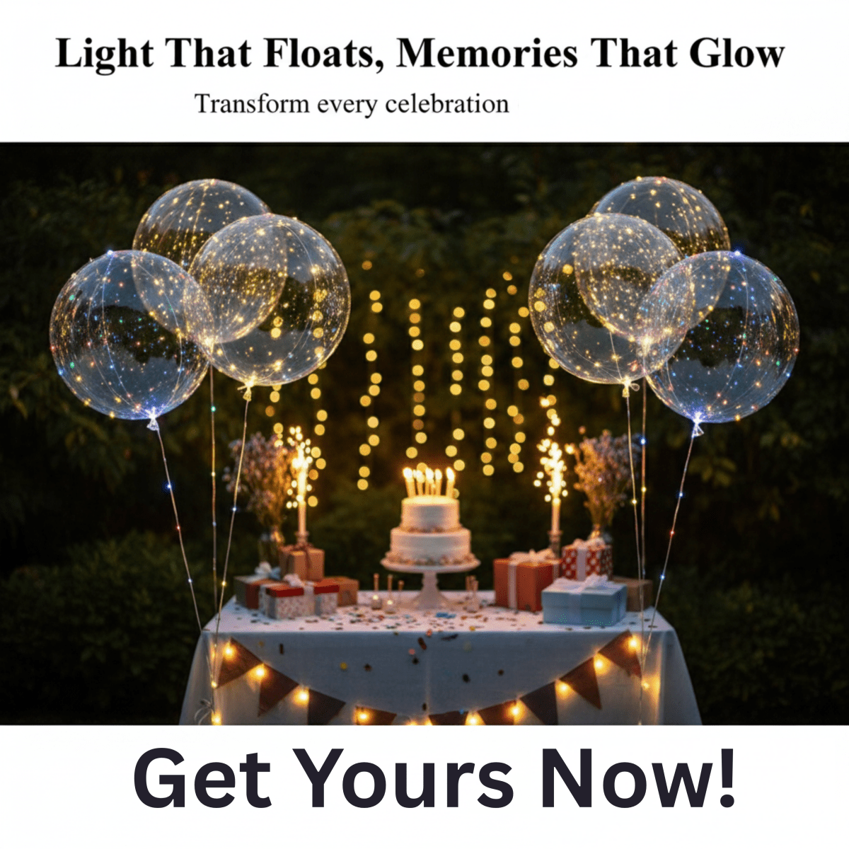 Colorful Reusable LED Decor Balloons - Cofik