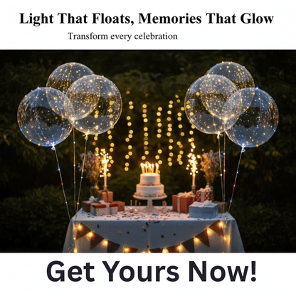 Colorful Reusable LED Decor Balloons - Cofik