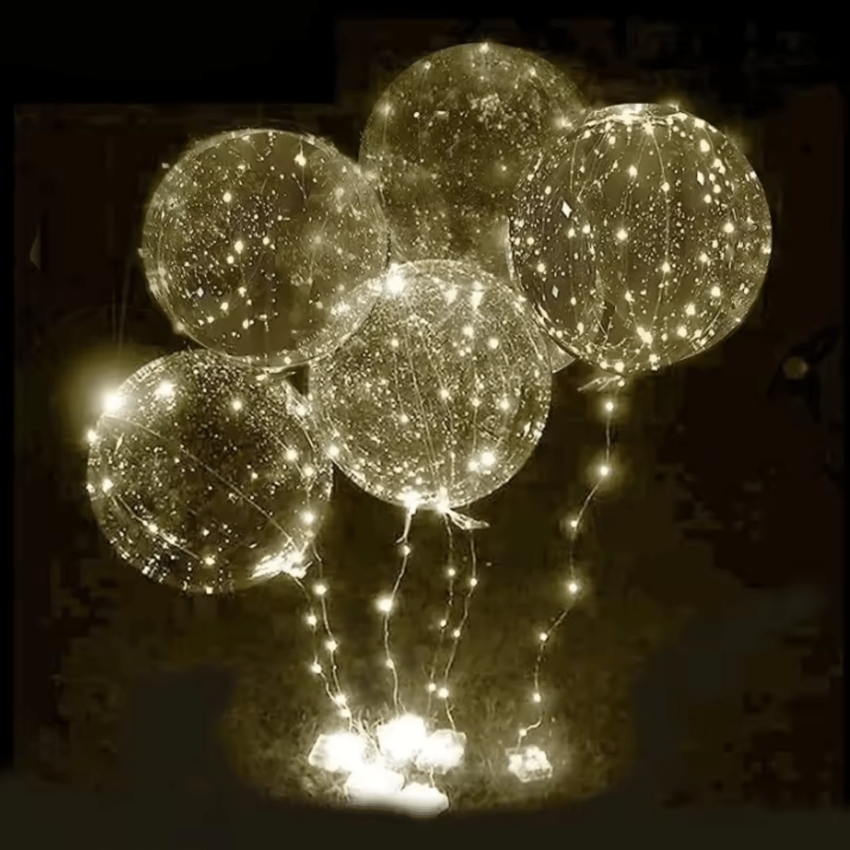 Colorful Reusable LED Decor Balloons