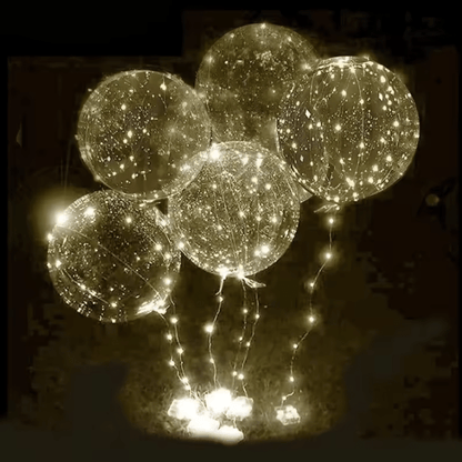 Colorful Reusable LED Decor Balloons