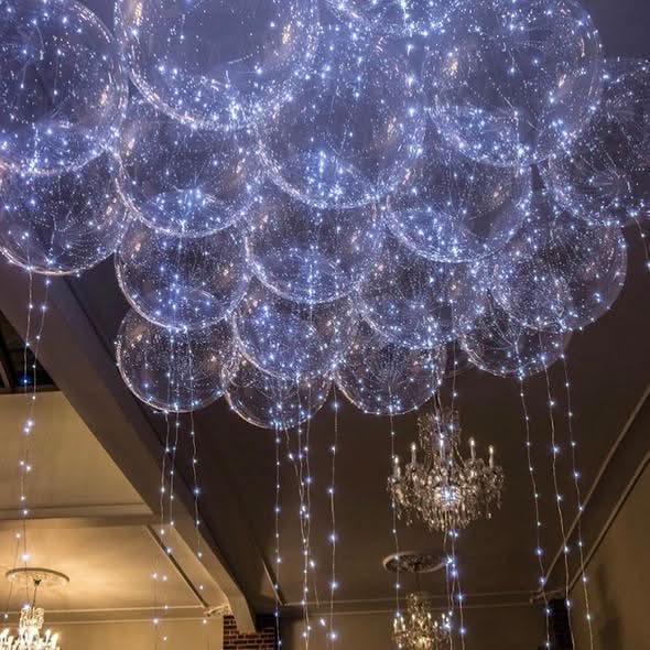 Colorful Reusable LED Decor Balloons