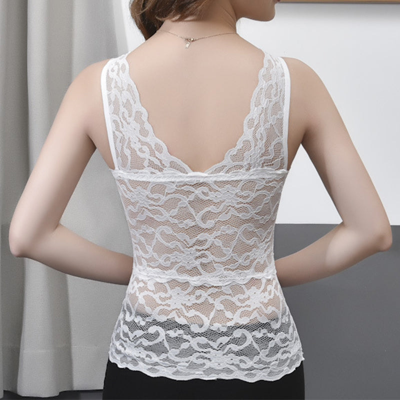 Pretty Lace Cami Vest for Women