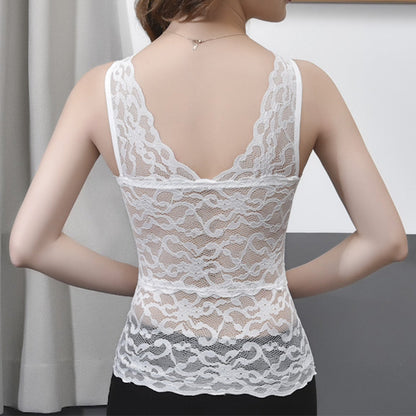 Pretty Lace Cami Vest for Women