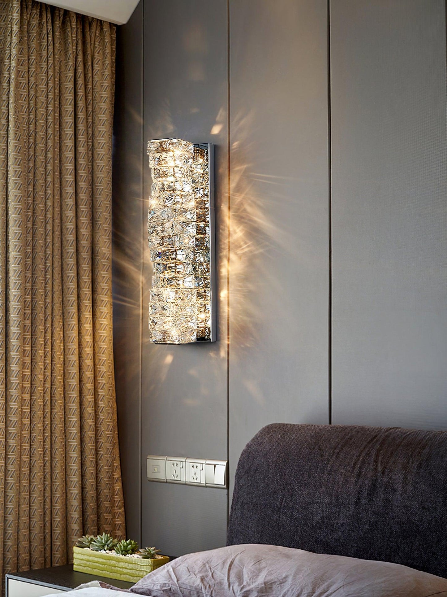 Glossy Glass Panel Lamp