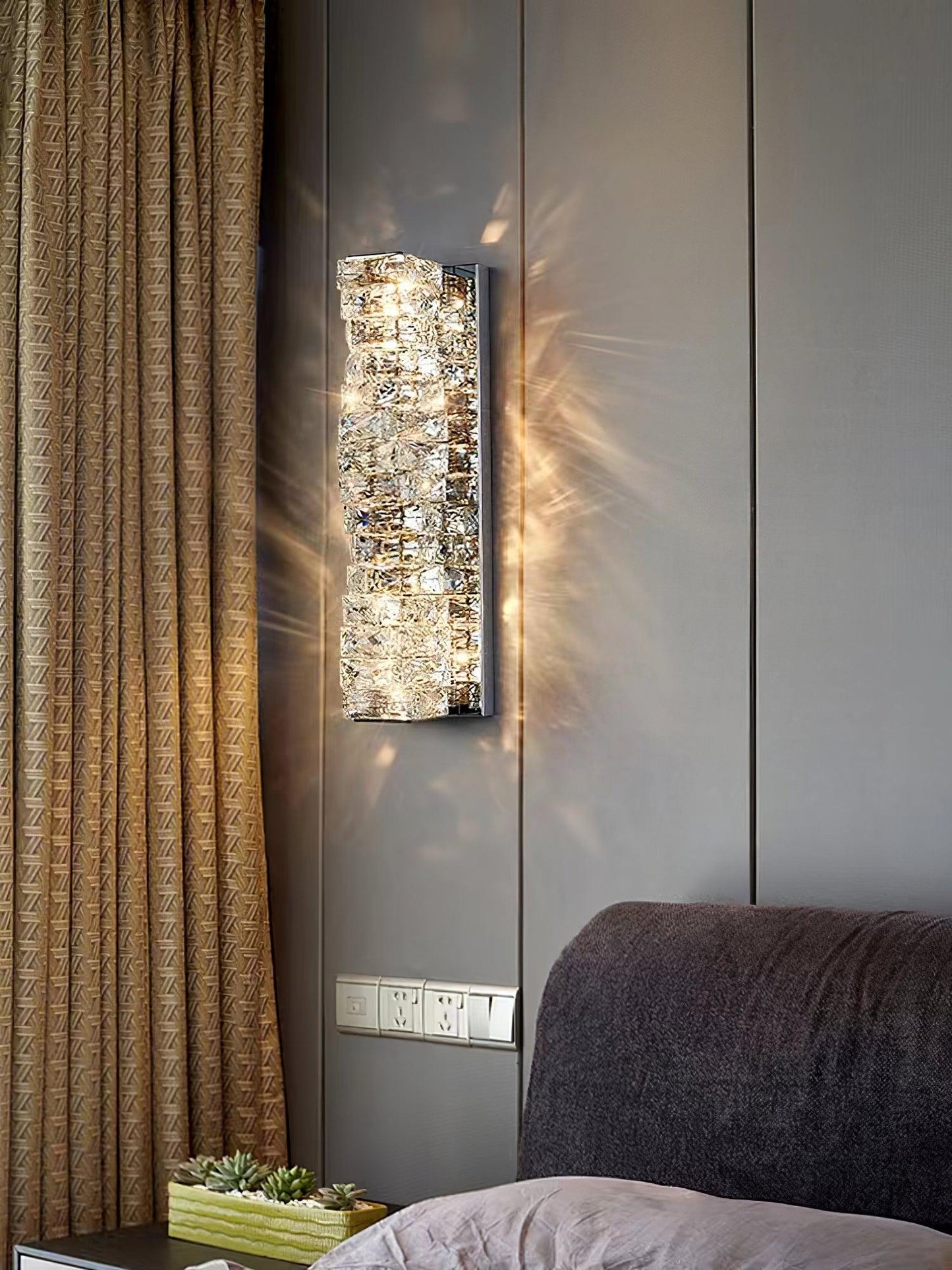 Glossy Glass Panel Lamp