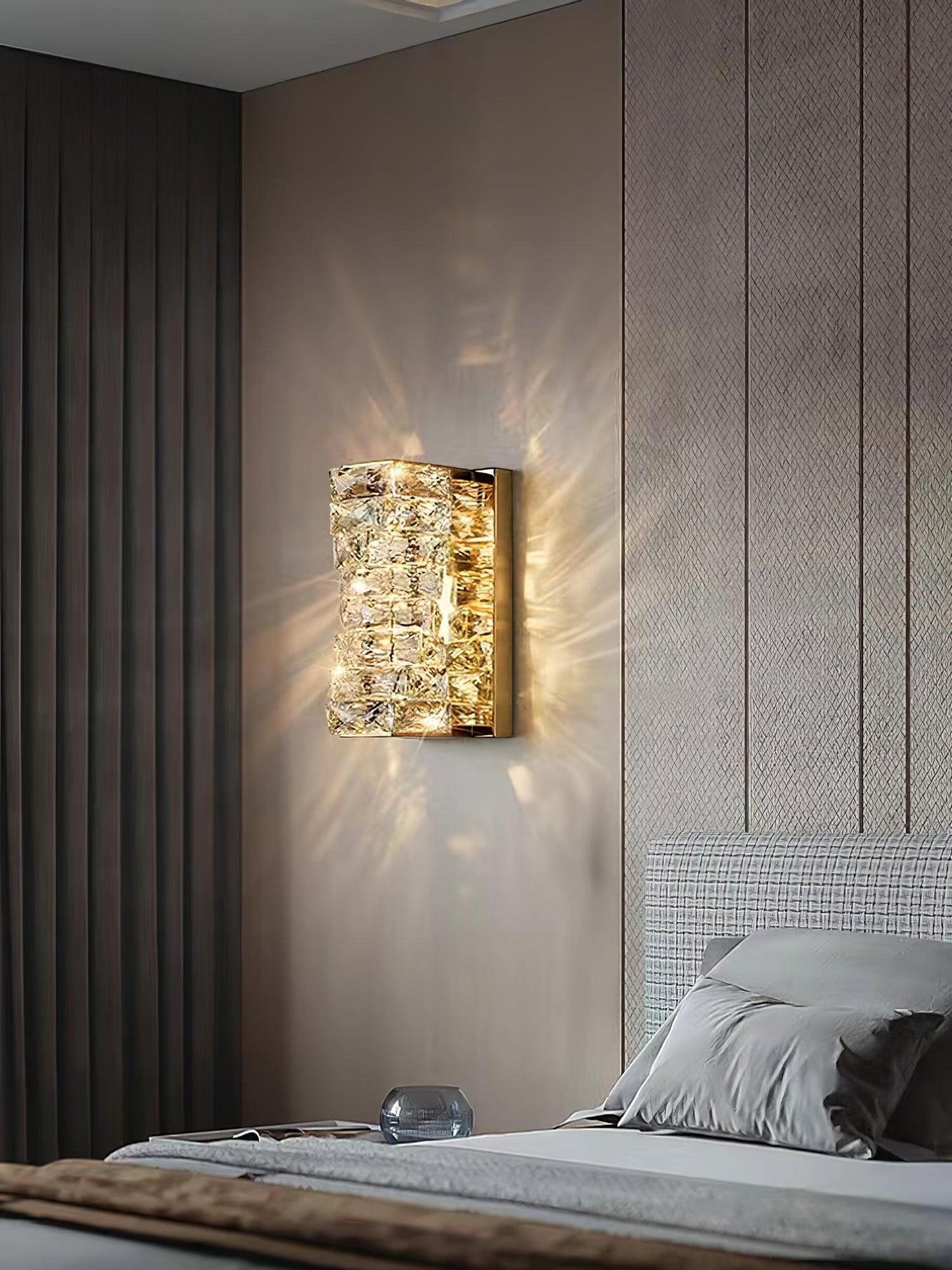Glossy Glass Panel Lamp