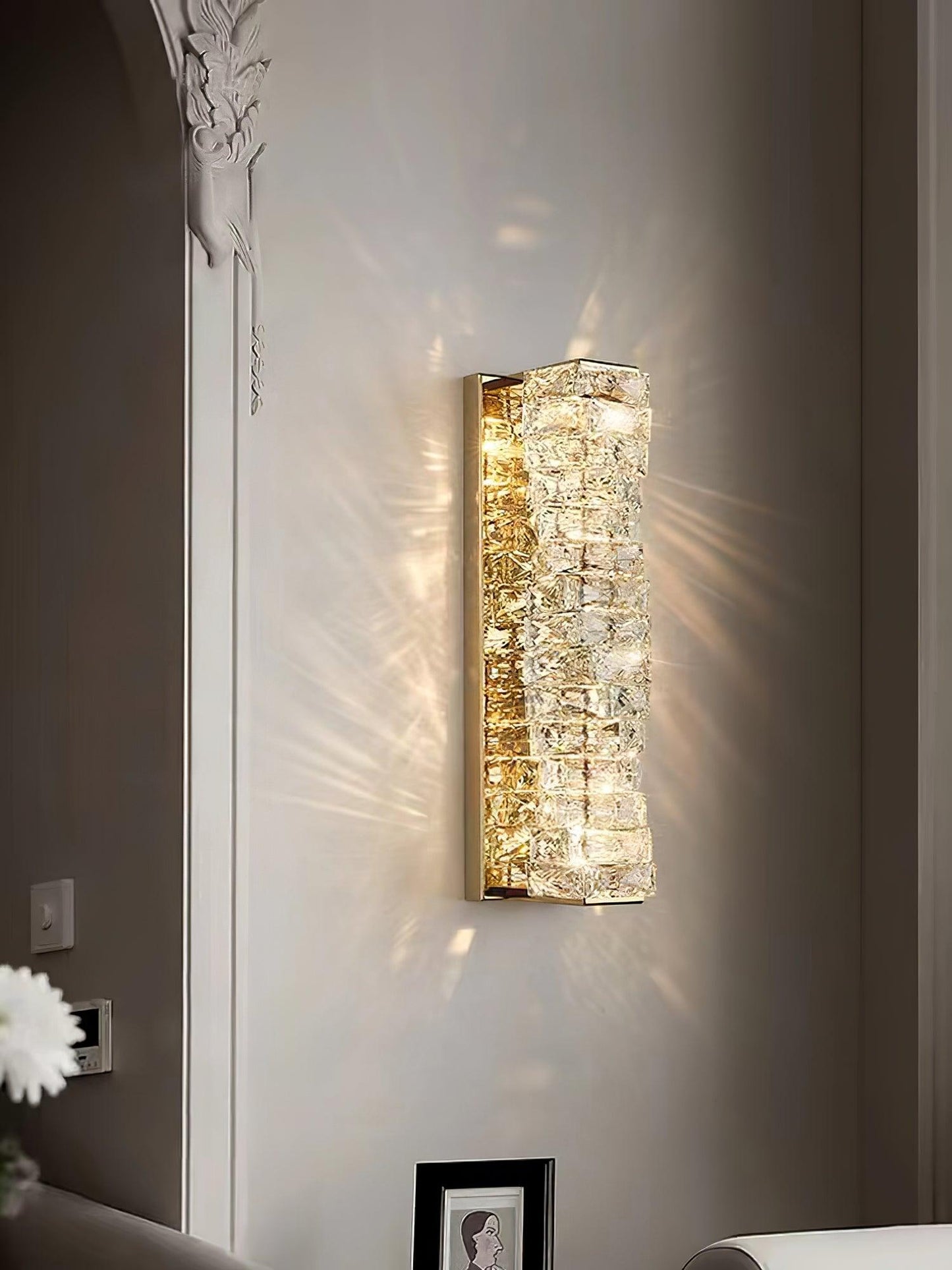 Glossy Glass Panel Lamp