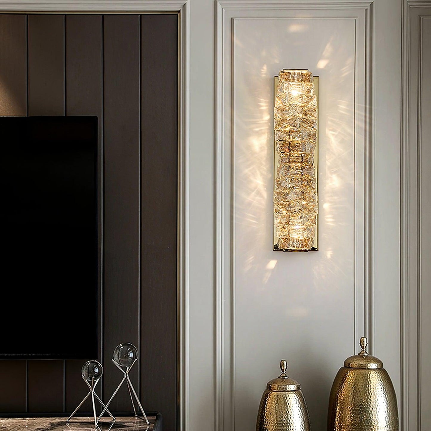 Glossy Glass Panel Lamp