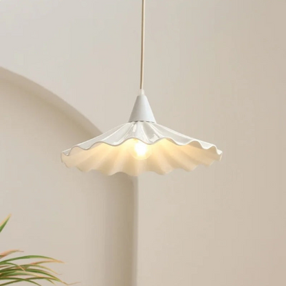 Stylish Ceramic Drop Light with Textured Pattern