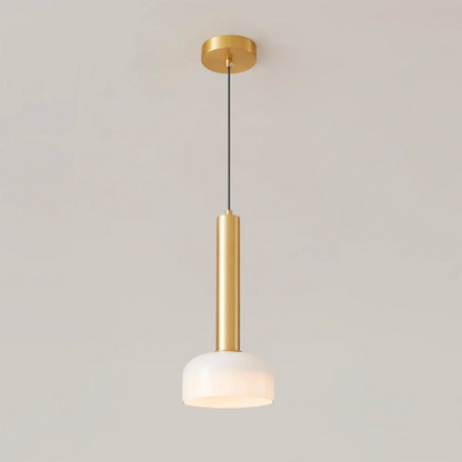Sleek Copper LED Pendant Light - Adjustable Modern Fixtures - Cofik
