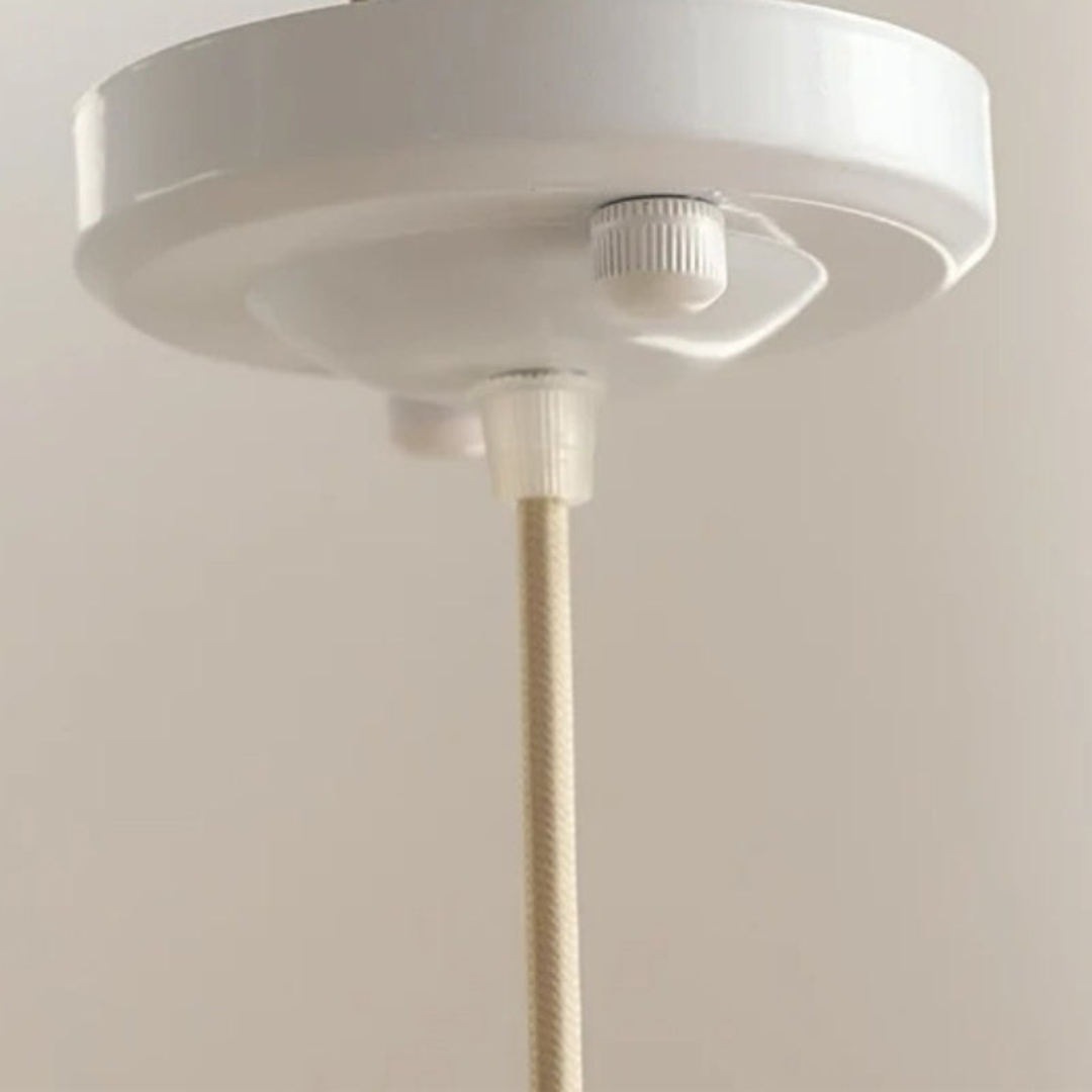 Stylish Ceramic Drop Light with Textured Pattern