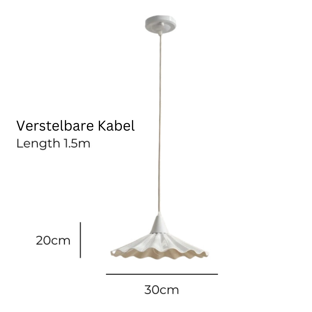 Stylish Ceramic Drop Light with Textured Pattern