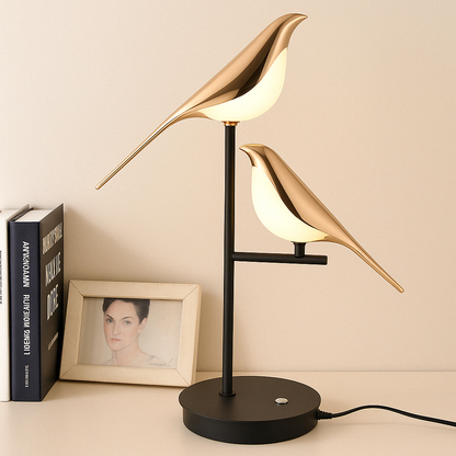 Cute Bird Table Lamp with Warm LED Glow - Cofik
