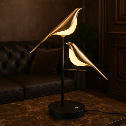 Cute Bird Table Lamp with Warm Soft Glow