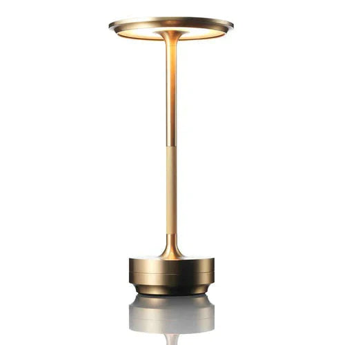 Wireless Gold LED Desk Lamp