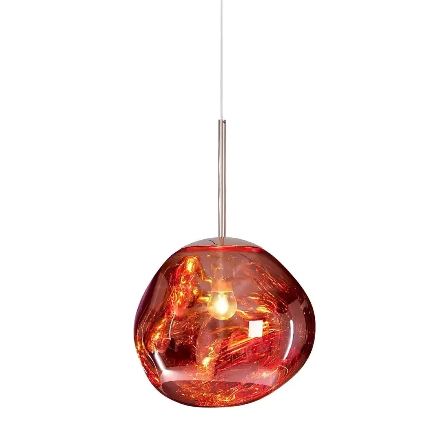 Adjustable Metal Pendant Lighting Fixtures Silver Gold Rose