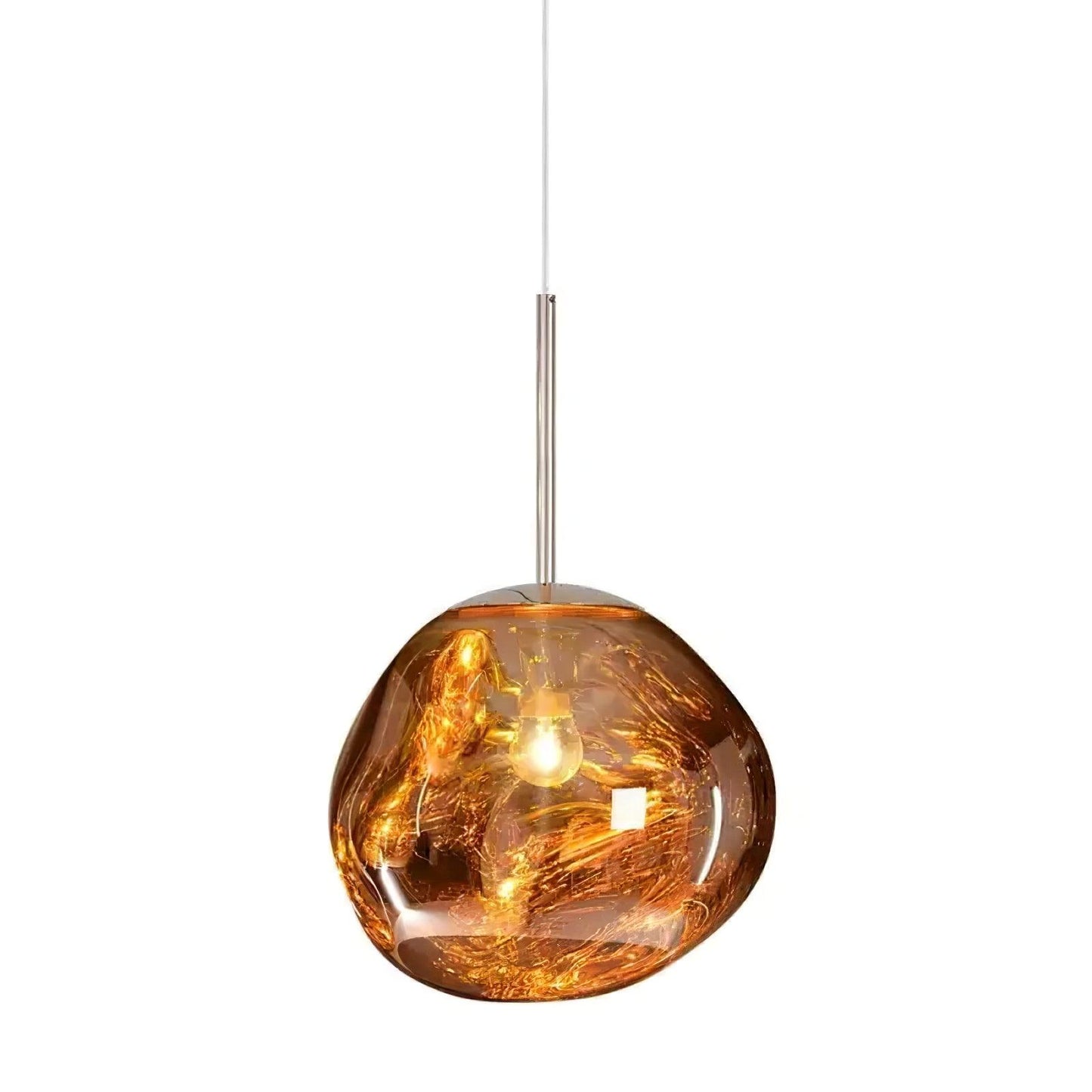 Adjustable Metal Pendant Lighting Fixtures Silver Gold Rose
