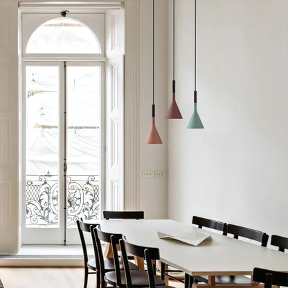 Modern Grey Concrete Pendant Light Fixture