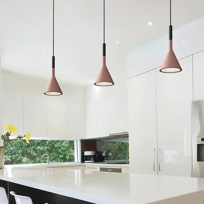 Modern Grey Concrete Pendant Light Fixture