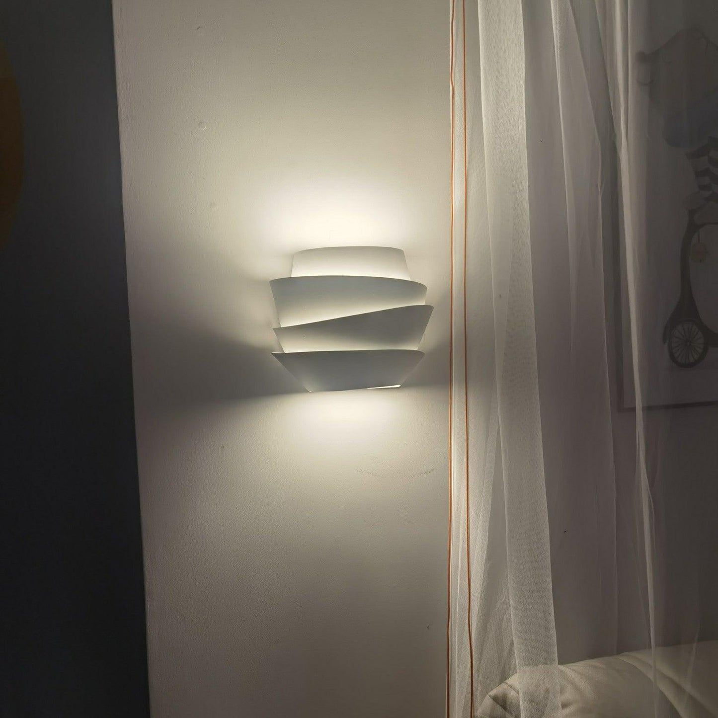 Warm Vintage French Wall Light