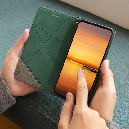 Premium Phone Wallet Flip Case Cover