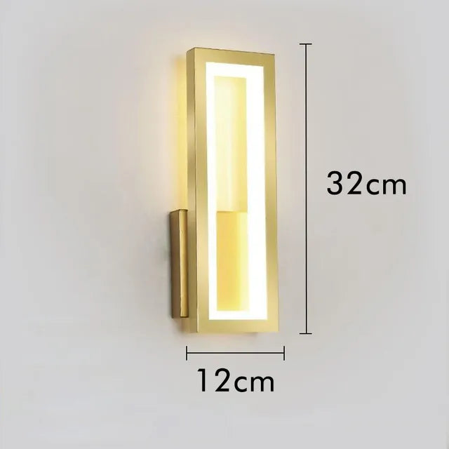 Sleek LED Wall Light for Living Room and Hallway