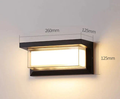 Outdoor Weatherproof LED Wall Light