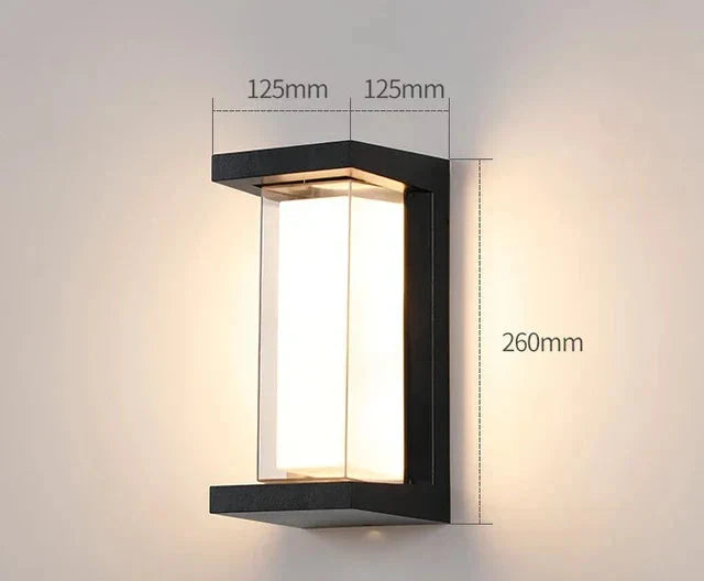 Outdoor Weatherproof LED Wall Light