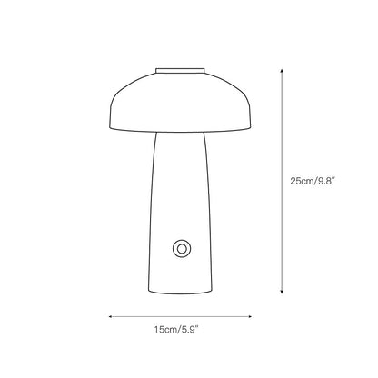 Portable Rechargeable Mushroom Desk Lamp