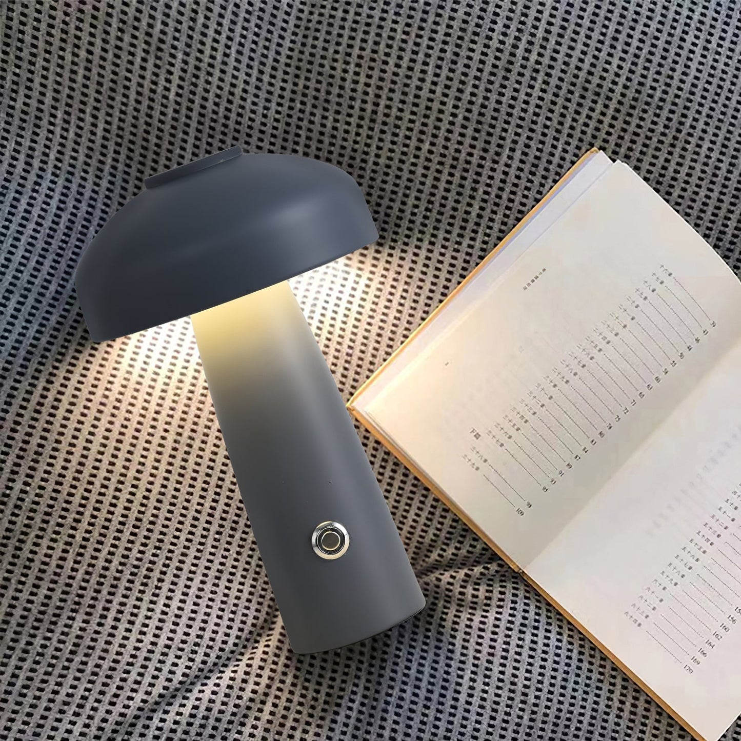 Portable Rechargeable Mushroom Desk Lamp