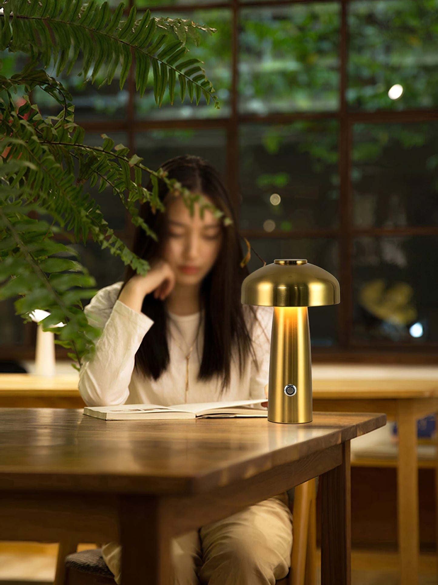 Portable Rechargeable Mushroom Desk Lamp