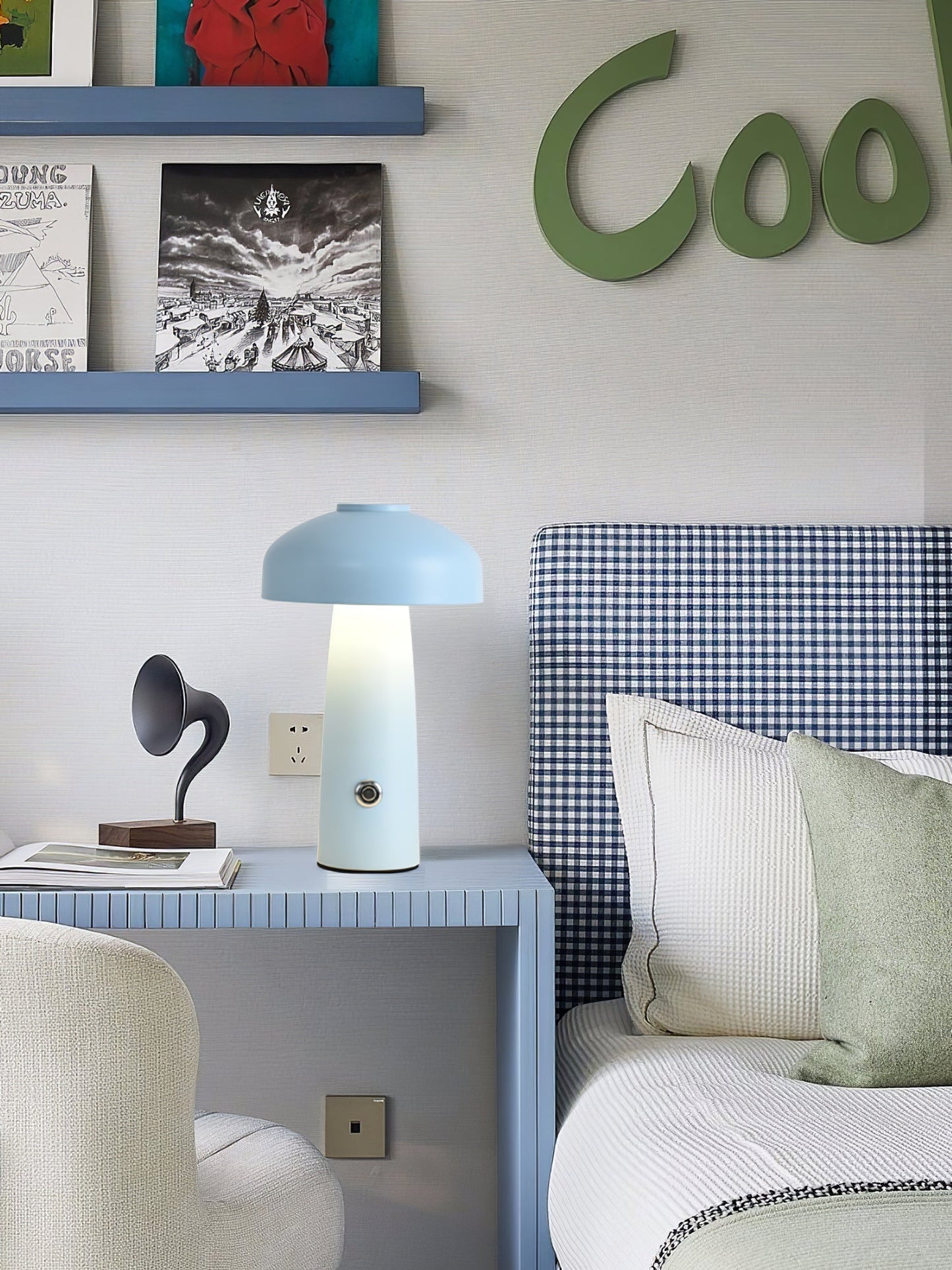 Portable Rechargeable Mushroom Desk Lamp