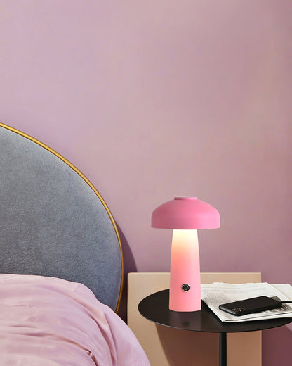 Portable Rechargeable Mushroom Desk Lamp