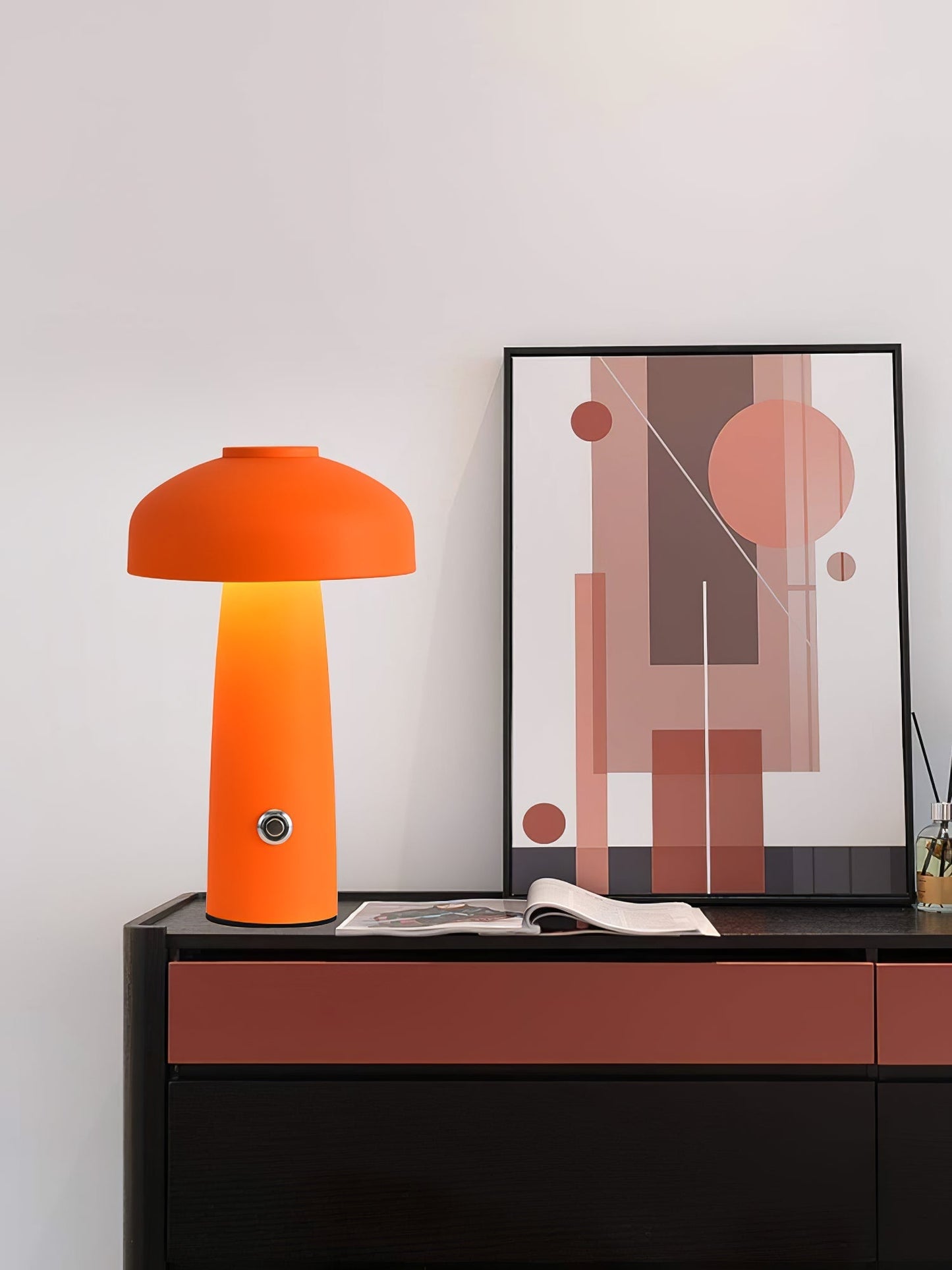 Portable Rechargeable Mushroom Desk Lamp