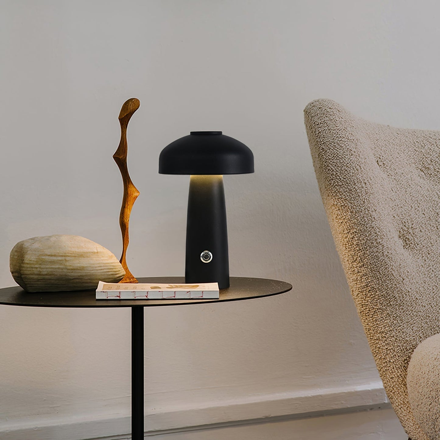 Portable Rechargeable Mushroom Desk Lamp