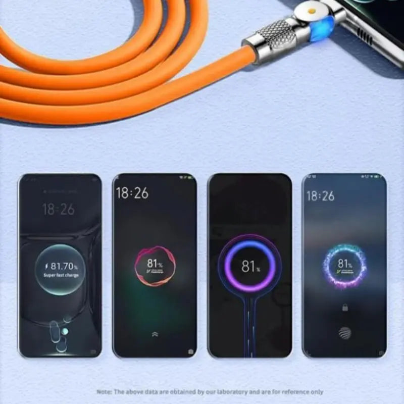 Bright 540° Adjustable Fast Charging Data Cable