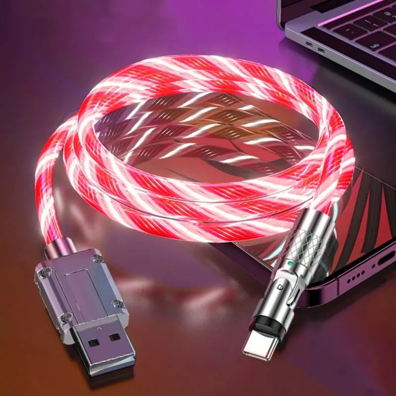 Bright 540° Adjustable Fast Charging Data Cable