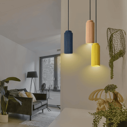 Sleek Modern Cylinder Pendant Lighting Fixture