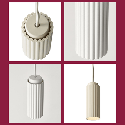 Sleek Modern Cylinder Pendant Lighting Fixture