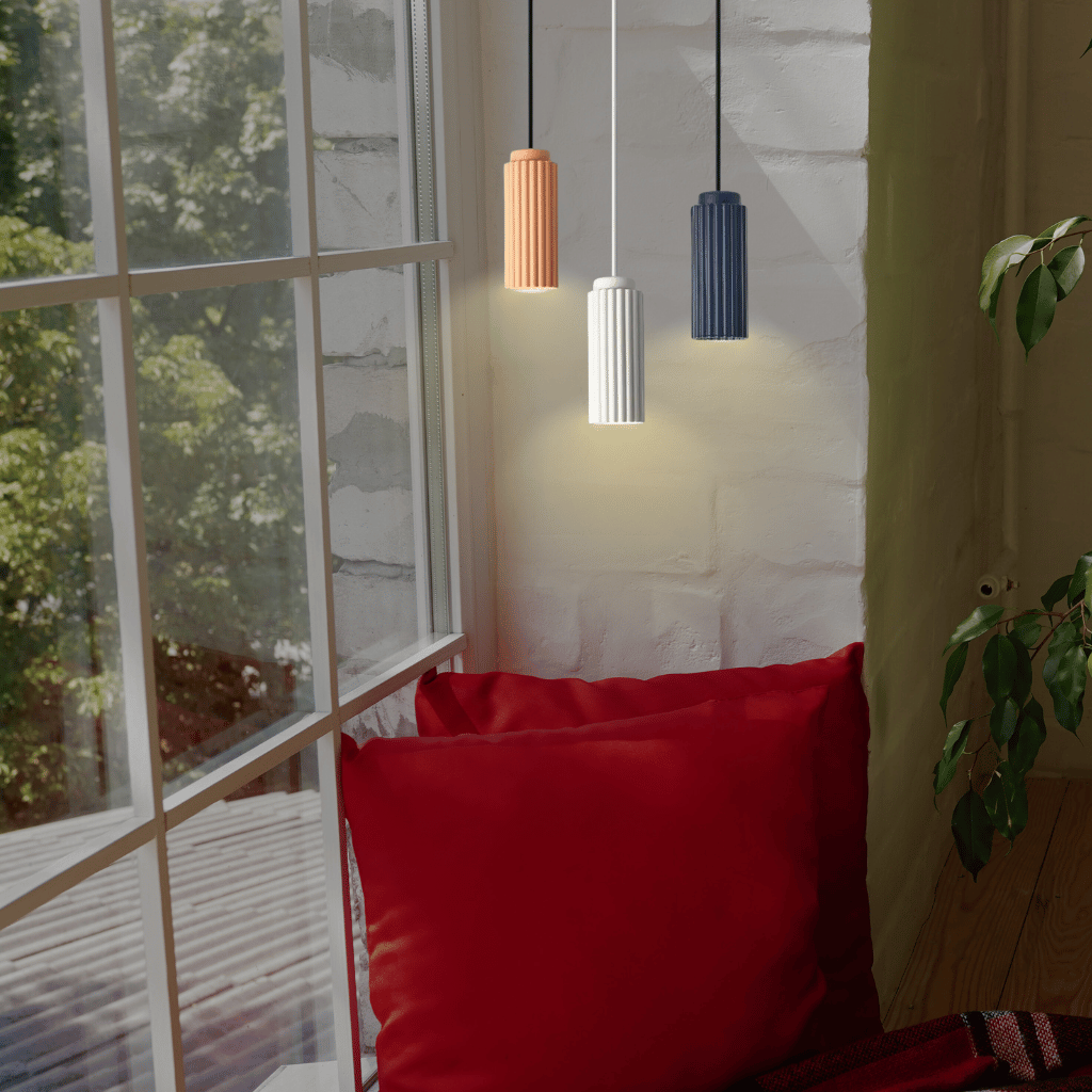 Sleek Modern Cylinder Pendant Lighting Fixture
