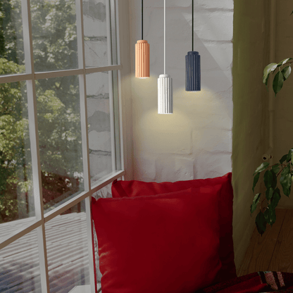 Sleek Modern Cylinder Pendant Lighting Fixture