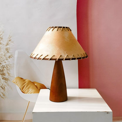 Traditional Wood Desk Lamp