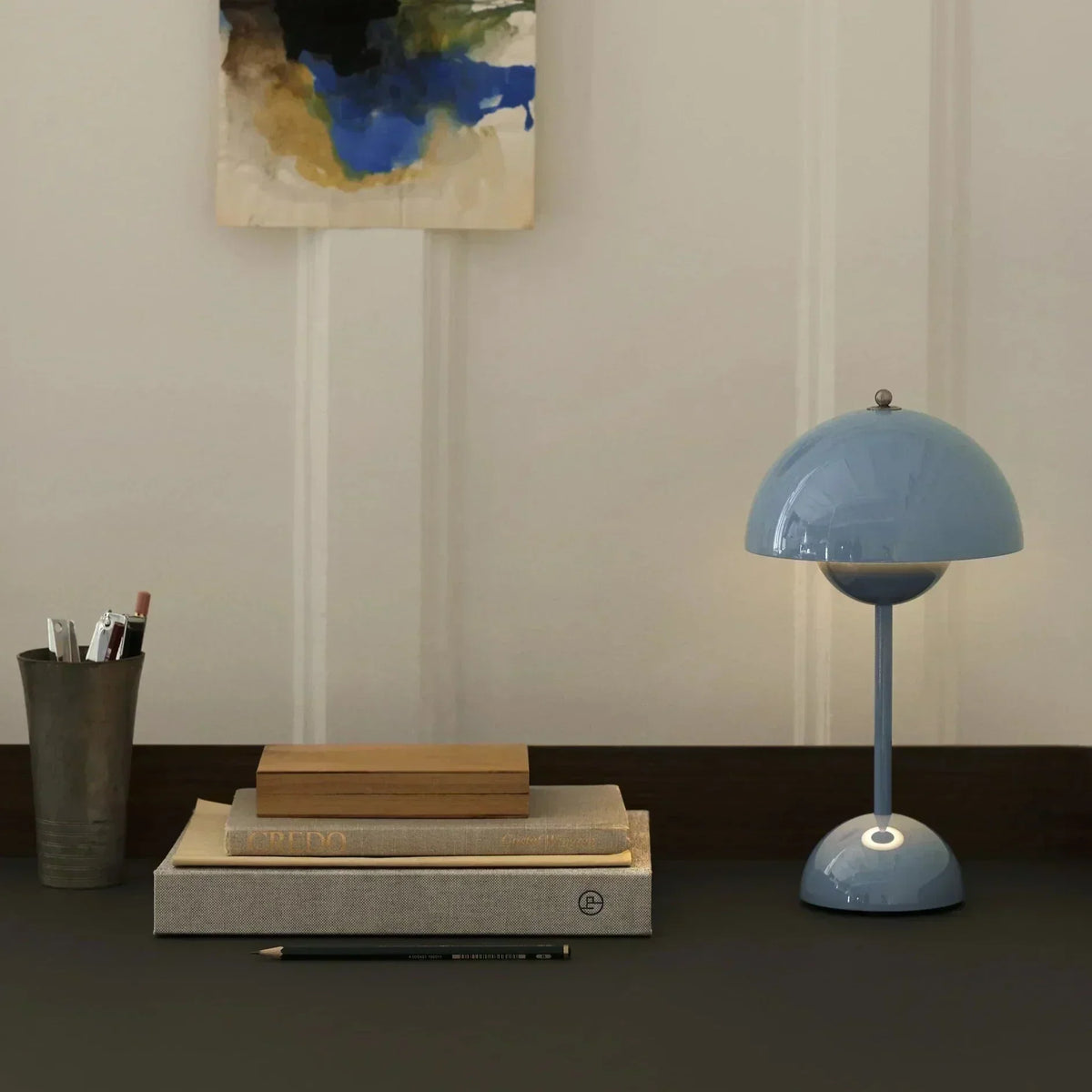Soft Glow LED Table Lamp with Adjustable Mushroom Style