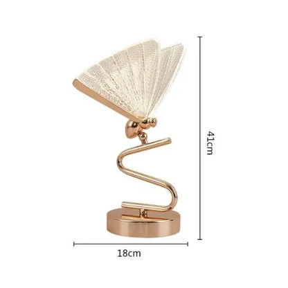 Beautiful Butterfly Table Lamp Soft Glow