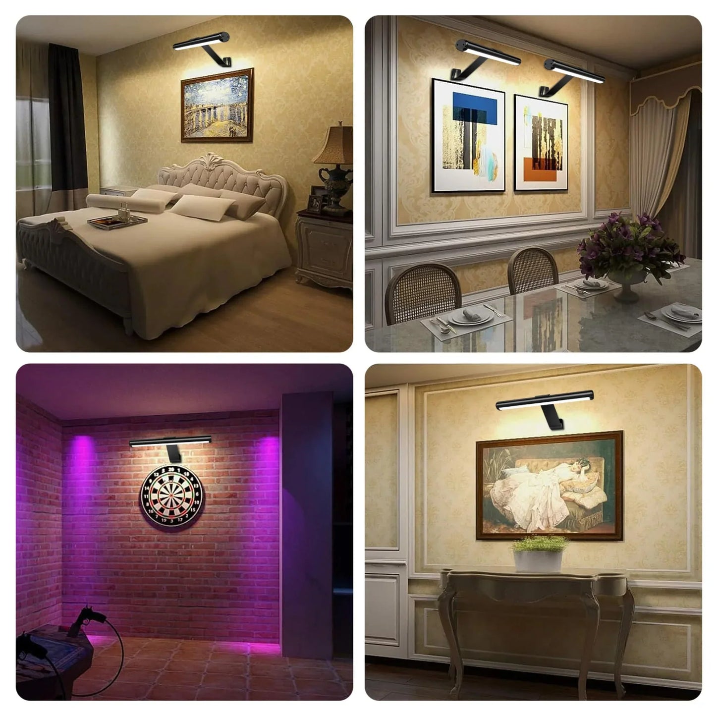Wireless Battery Powered LED Wall Lamp
