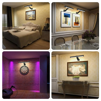 Wireless Battery Powered LED Wall Lamp