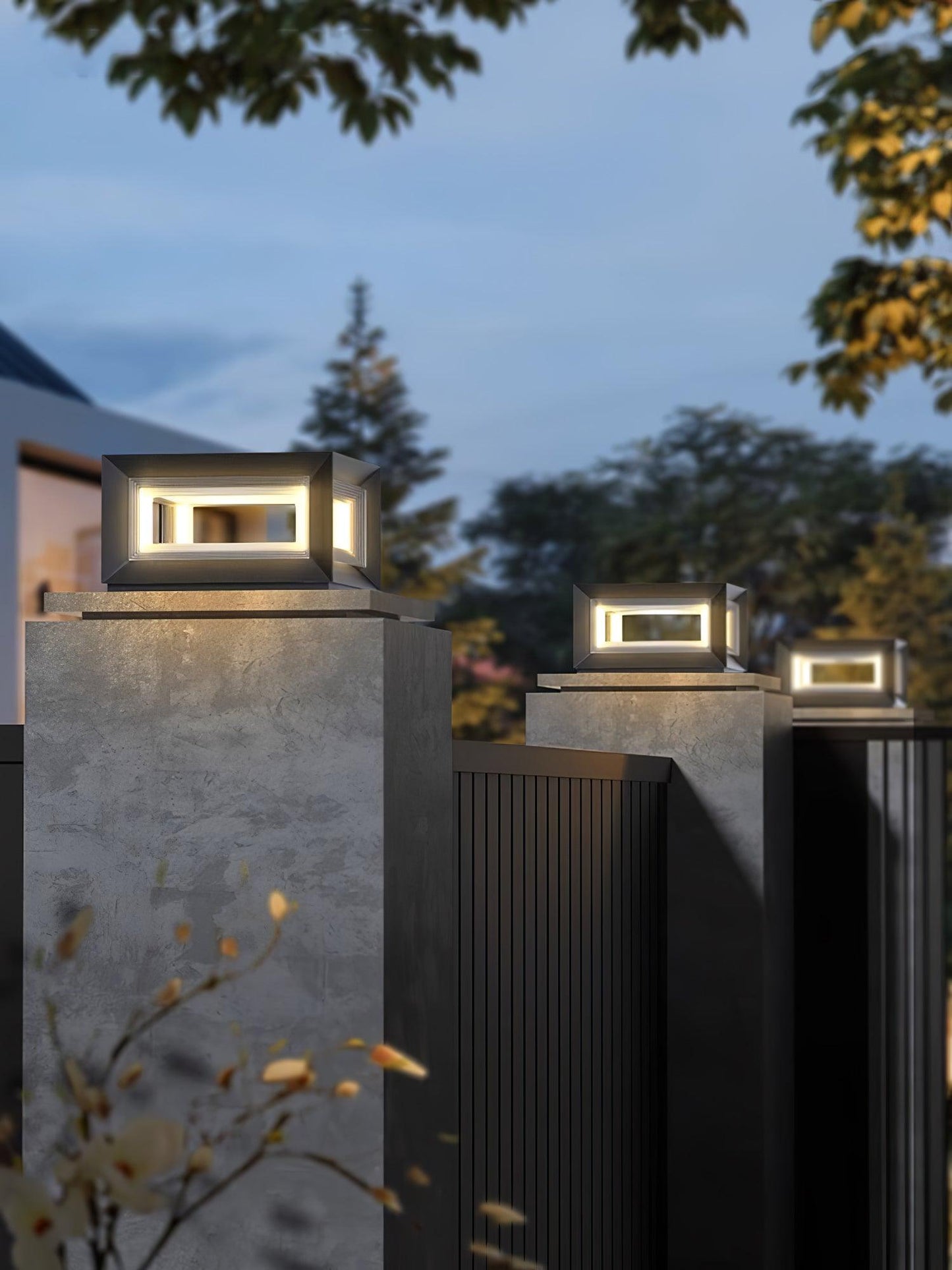 Bright Garden Solar Post Lamp
